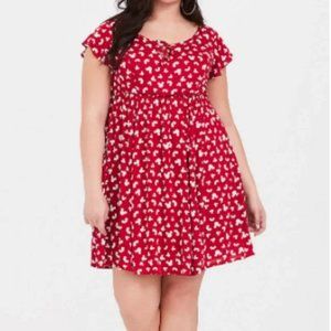 Torrid Mickey Mouse 90th Anniversary Dress size 6x